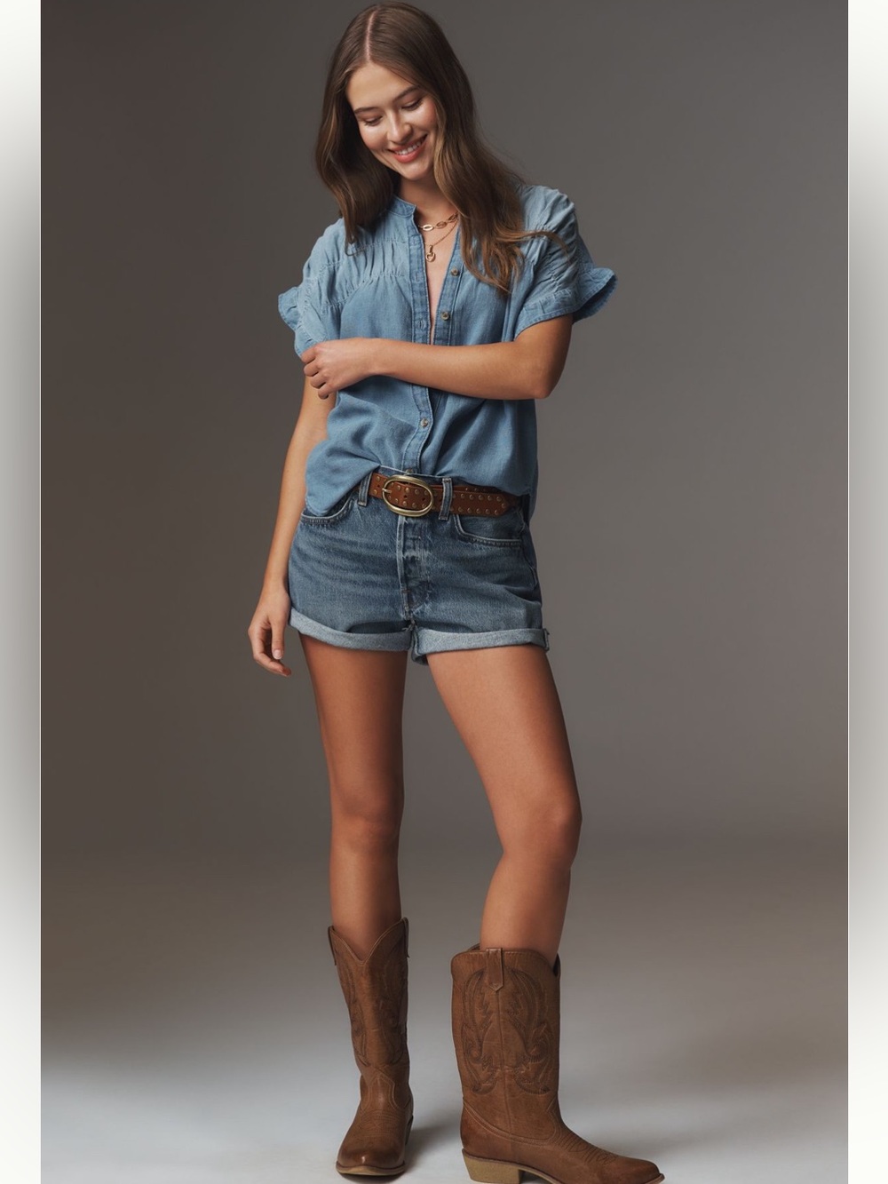 NWT The Devon Denim Shorts by Pilcro